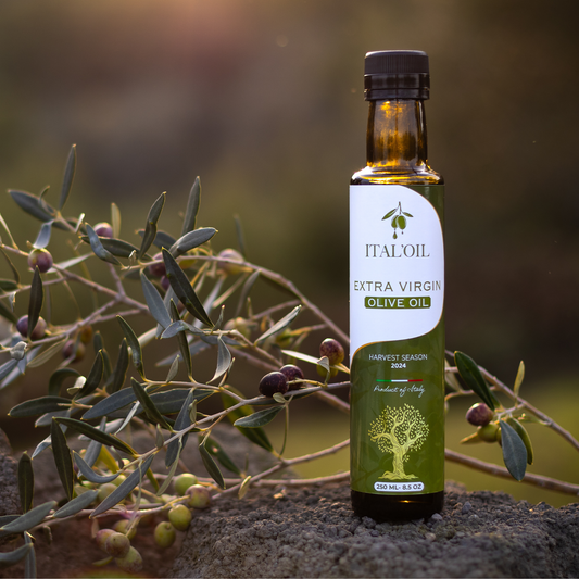 ITALOIL 250ml Italian Extra Virgin Olive Oil from Capodimonte • Cold Pressed Premium EVOO for Everyday Cooking and Finishing