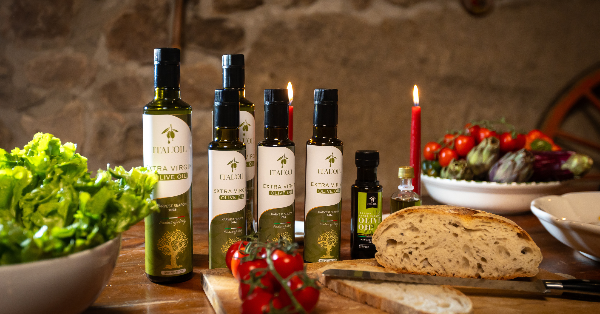 ITALOIL 500ml Italian Extra Virgin Olive Oil from Capodimonte • Cold Pressed Premium EVOO for Everyday Cooking and Finishing