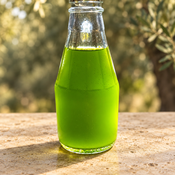 Freshly milled ITALOIL extra virgin olive oil from the 2026–2027 harvest
