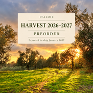 ITALOIL Harvest 2026–2027 preorder, 250ml, expected to ship January 2027