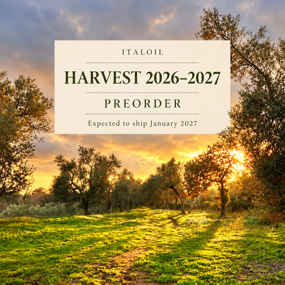 ITALOIL Harvest 2026–2027 preorder, 250ml, expected to ship January 2027