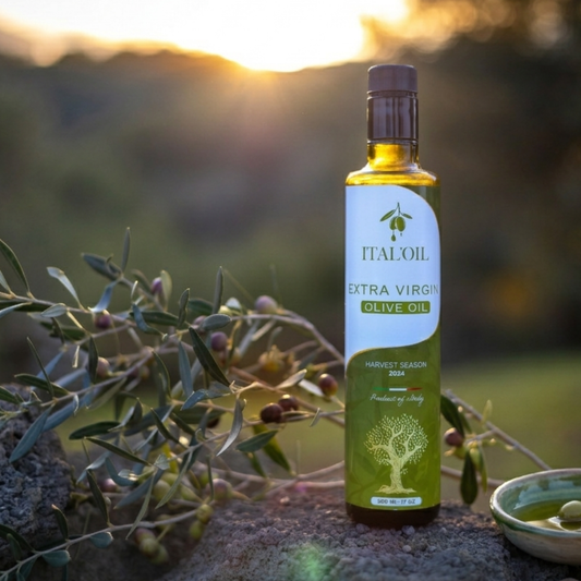 ITALOIL 500ml Italian Extra Virgin Olive Oil from Capodimonte • Cold Pressed Premium EVOO for Everyday Cooking and Finishing